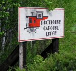 Sign at our entrance